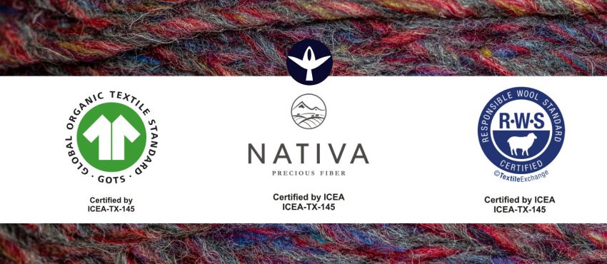 Feel Blue gets three new certifications: NATIVA ™, GOTS and RWS