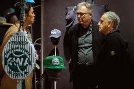 Feel Blue a Pitti Filati 96: Tennis, Light and Fire