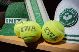 Feel Blue a Pitti Filati 96: Tennis, Light and Fire